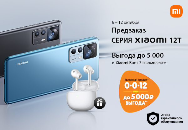 Купить Xiaomi 12 T В Днс