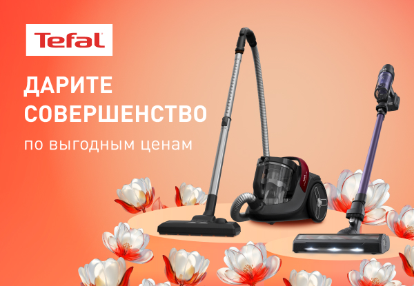 Выгодные цены на пылесосы Tefal! | Акции DNS | GH013016