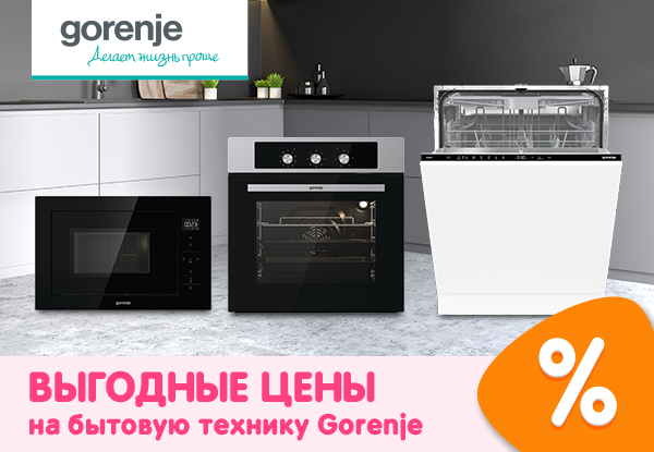 Выгодные цены на бытовую технику Gorenje! | Акции DNS | IW056095