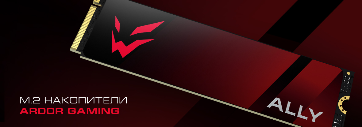 Новинки! SSD M.2 накопители ARDOR GAMING Ally | Новости DNS | IW0005130